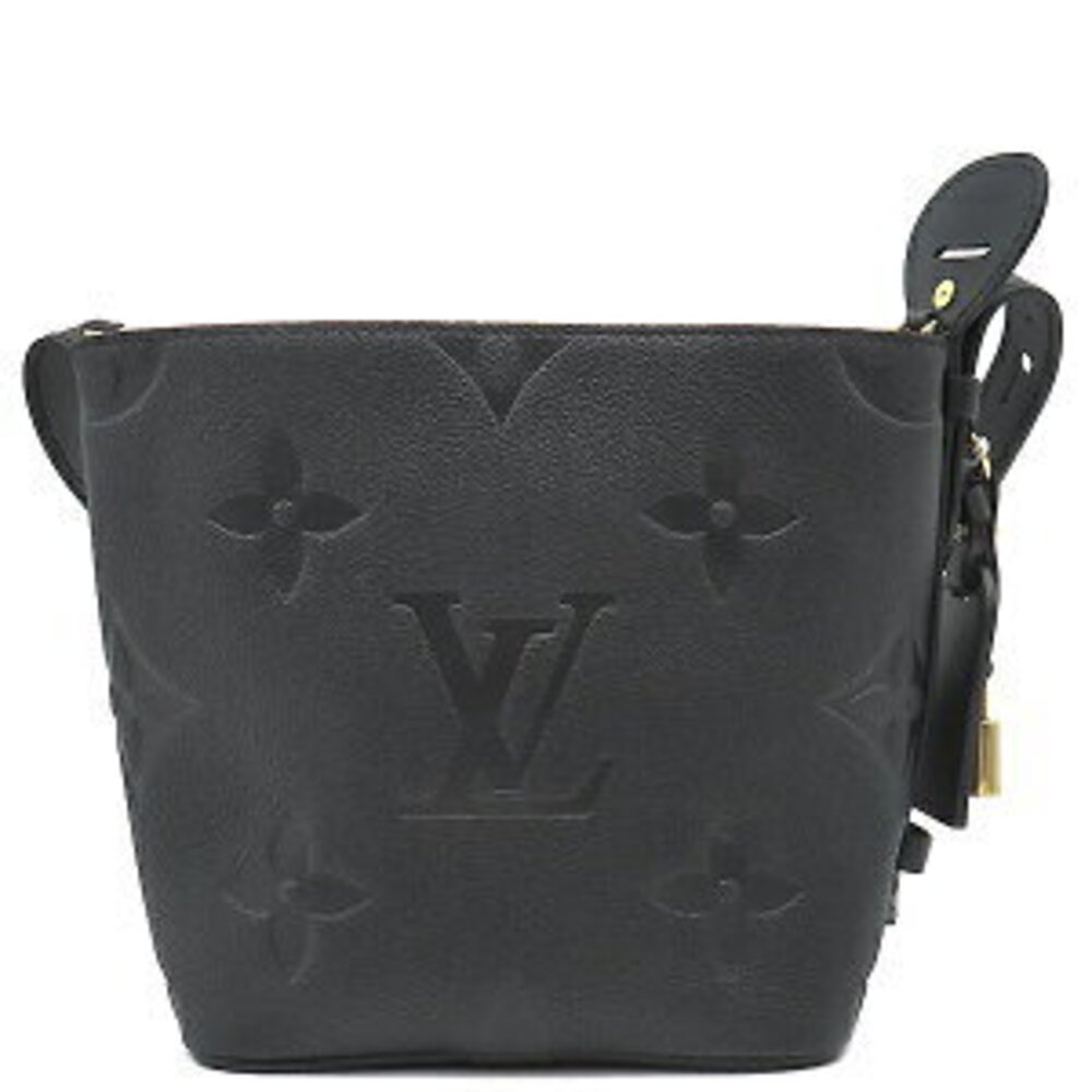 Louis Vuitton All IN Monogram Empreinte Shoulder Bag Black